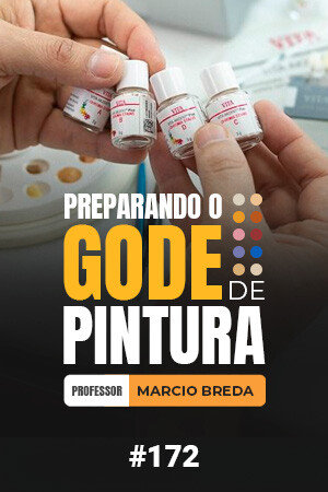 Preparando o Godê de Pintura